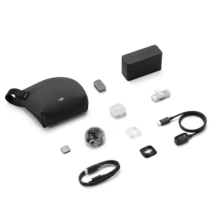 MICRÓFONOS DJI MIC MINI 2S (1TX + 1RX MOBILE + CHARGING CASE) | Promotronik